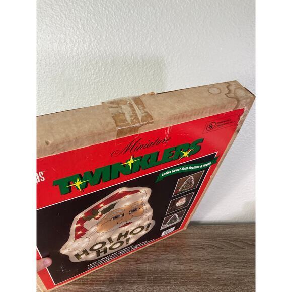 Vintage 1994 Santa Claus LED Light Decoration Christmas Wall Mount 90s - Picture 6 of 9